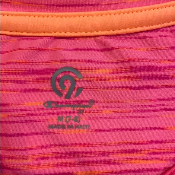 Pink girls athletic T-shirt - Picture 2 of 2